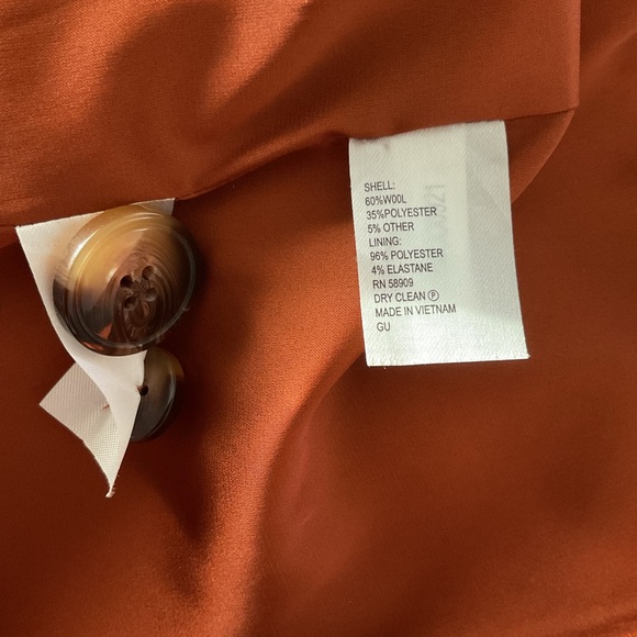 Alex Marie Rust Orange Coat - Picture 7 of 11